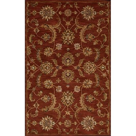NOURISON Nourison 10296 India House Area Rug Collection Brick 2 ft 6 in. x 4 ft Rectangle 99446102966